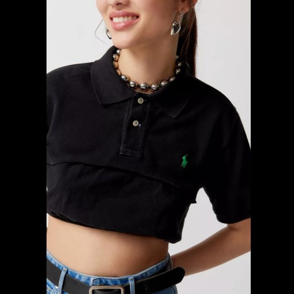 NWT Urban Renewal Remade Super Cropped Polo & Tube Top Set SMALL - Picture 2 of 4